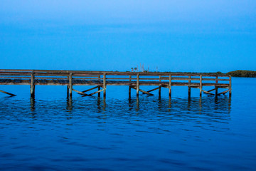 The pier in the early morning