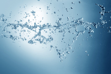 Water,water splash isolated on white background