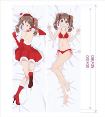 Dakimakura - Japanese body pillow for hugging