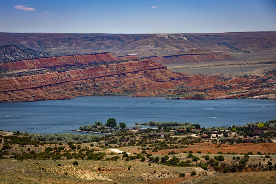 Alcova Reservoir In Natrona County, Wyoming