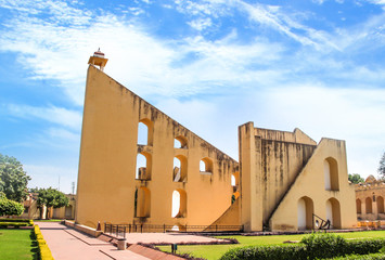 Fototapeta premium Jantar Mantar observatory at Jaipur, Rajasthan, India