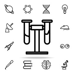 laboratory test tubes icon. Science icons universal set for web and mobile