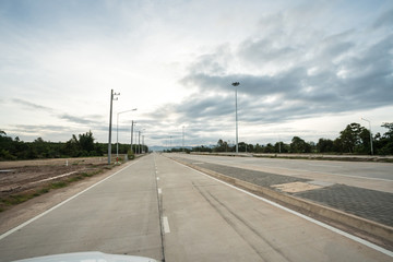 New road in northern Thailand
