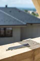 New build house and nails