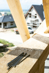 New build house and nails