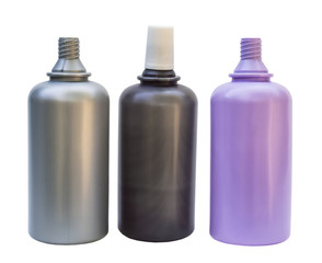 Plastic bottles isolated