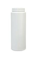 Plastic bottles isolated. Empty