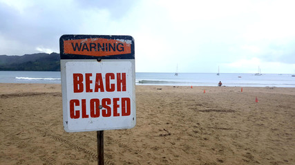 Beach closed. - 226440904
