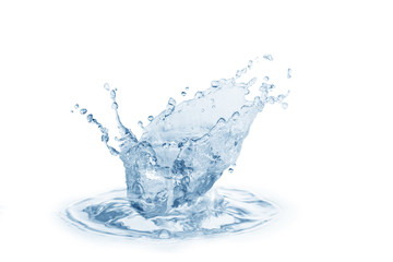 Water ,water splash isolated on white background 