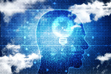 2d rendering technology background illustration