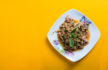 delicious thai food, Lab-Moo
