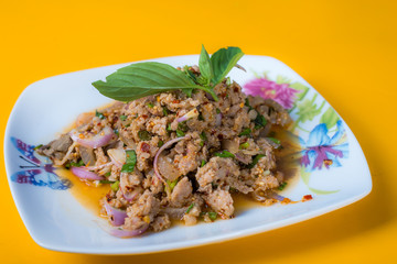 delicious thai food, Lab-Moo