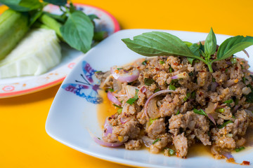delicious thai food, Lab-Moo