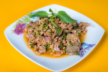 delicious thai food, Lab-Moo
