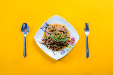 delicious thai food, Lab-Moo