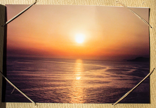 a photos from the vication with sunset