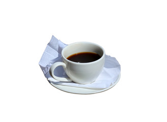 Cup of black coffee