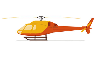 Cartoon of modern helicopter