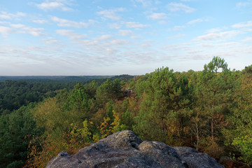 Trois pignons forest panorama in Île de France region