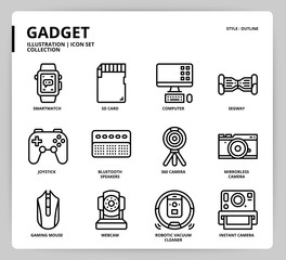 Gadget icon set