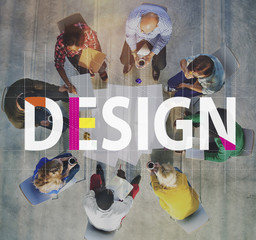 Design creative ideas people graphic concept