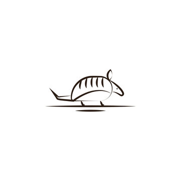 recommend clip art: armadillo desert animal icon. Element of desert icon for mobile concept and web apps. Hand draw armadillo desert animal icon can be used for web and mobile