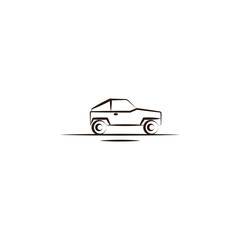 suv desert car icon. Element of desert icon for mobile concept and web apps. Hand draw suv desert car icon can be used for web and mobile