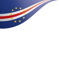 Cape Verde flag, vector illustration on a white background