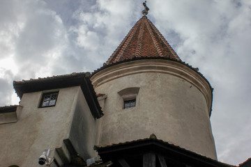 Interior of Bran castle in Transylvania, Brasov region of Romania