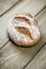 Freshly baked traditional bread