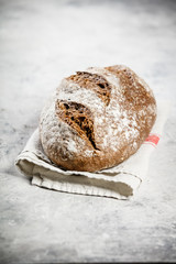Freshly baked traditional bread
