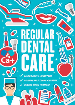 Regular dental care and dentistry medicine