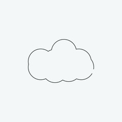 cloud icon vector