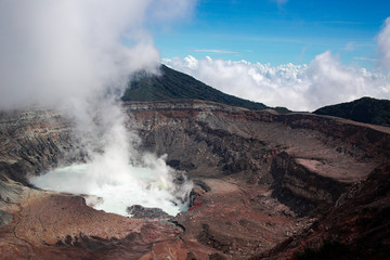 Volcano Poas Costa Rica