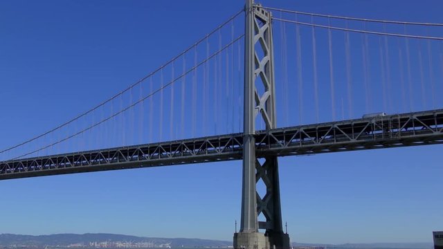 The Bay Bridge in San Francisco, California, USA, circa May 2017