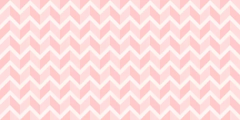 Foto op Plexiglas Visgraat Achtergrondpatroon naadloos modern abstract zoet roze zigzag vectorontwerp.