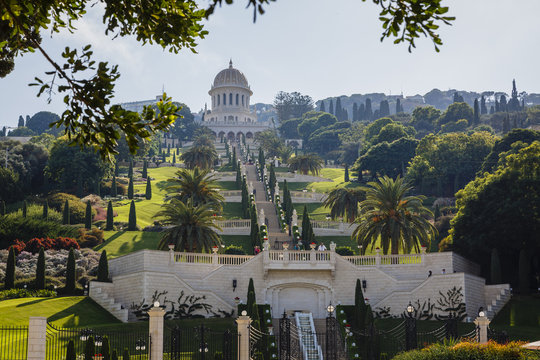 The Bahai Gardens, Haifa, Israel.