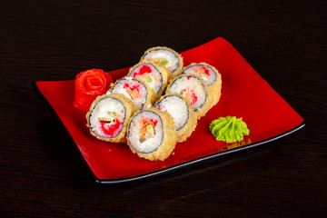 Japanese roll with crab