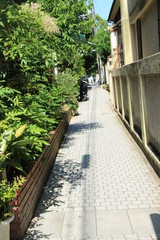 Fototapeta na wymiar 神戸・北野町の路地