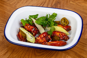 Bbq chicken wings