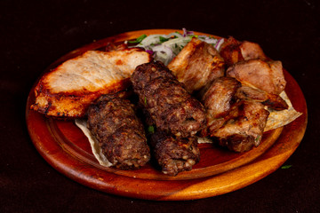 Shashlik kebab set