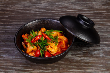 Tasty thai noodles