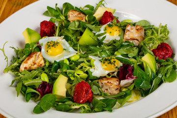 Salad with chicken