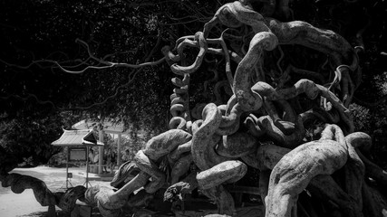 Choeung Ek the site of a former orchard and mass grave of victims of the Khmer Rouge - killed between 1975 and 1979 - about 17 kilometres (11 mi) south of Phnom Penh, Cambodia