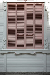 window with shutters