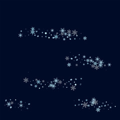 Abstract form of flying snowflakes Randomly floating snowflakes, snow flakes Idea of design of packing, wall-papers, a tile, textiles