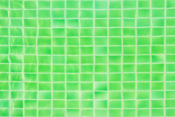 Fototapeta premium Swimming pool green mosaic background