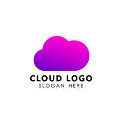 Cloud logo design template vector icon