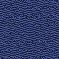 Labyrinth background. Geometric irregular backdrop. Abstract blue seamless line maze pattern. 