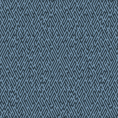 Labyrinth background. Geometric irregular backdrop. Abstract blue seamless line maze pattern. 